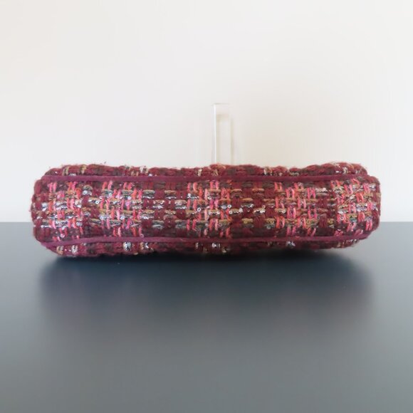 Vera Bradley Kisslock Annie Plaid Tartan Tweed Boucle Purse - Picture 5 of 10